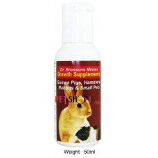 Dr Bronsons Minims Growth Supplement For Small Pets 50 ml